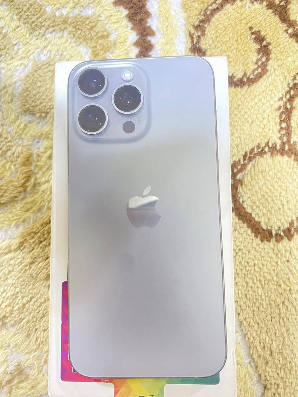 سلام عليكم ايفون 15برو ماكس
بلاد وتر بروف
بطاريه /٨٨ 
جهاز نظافه ٩٩ ٪؜
شرق اوسطAA
السعر مليون و50
العنون بابل (الحله )


**إذا كنت صاحب هذا الإعلان وتريد حذفه لأي سبب، رجاءا أرسل رسالة إلى الدعم الفني**