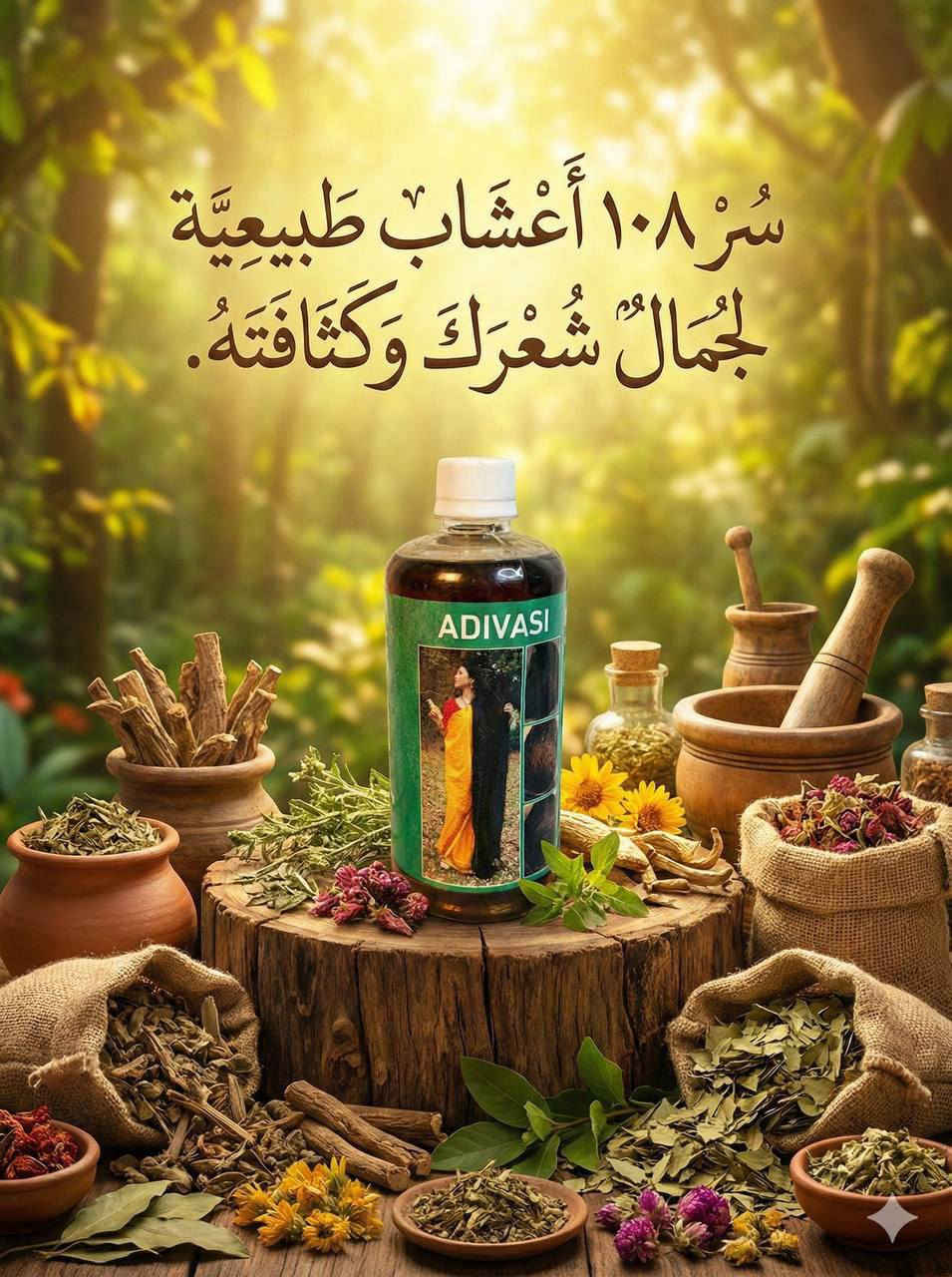 108 عشبة هندية.. يعني الحل الجذري لكل مشاكل الشعر! 🇮🇳✨
ليش زيت Adivasi مختلف عن أي زيت ثاني بالسوق؟
لأن تركيبته فريدة وتتكون من 108 عشبة طبيعية صافية! 🍃
يعني دتنطين شعرج فيتامينات ومعادن وعلاجات مكثفة بلمسة وحدة.
✅ يعالج الصلع الوراثي والتساقط الكربي.
✅ يثخن الشعرة ويمنع تكسرها.
✅ يطول الشعر بفترة قياسية.
✅ يرجع الحيوية للشعر التالف والمحروق.
دللي شعرج بخلاصة الطبيعة.. 💆‍♀️

صنع في الهند


**إذا كنت صاحب هذا الإعلان وتريد حذفه لأي سبب، رجاءا أرسل رسالة إلى الدعم الفني**