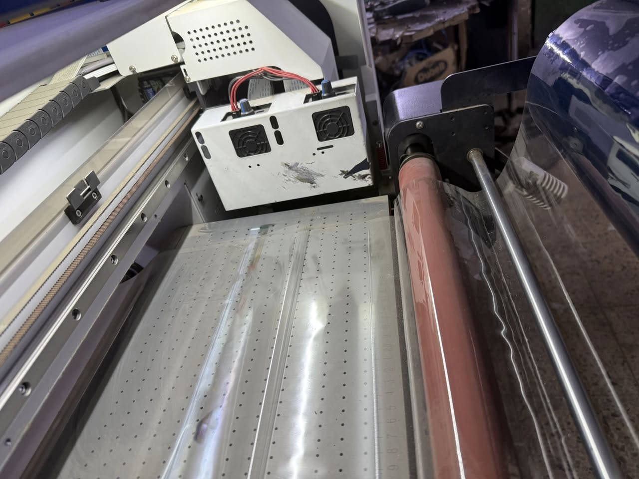 طابعة uv dtfللبيع
من رخصة الادمن طابعة يوفي مع اشعة فوق البنفسجية قياس 30سم

تطبع ستيكرات نوع الهيد xp600 عدد 2 هيد وارنيش وهيد للالوان الطابعة جديدة مطبوع بيهه اقل ال 10 متر مضمونة من كلشي تصلح مشروع كامل لطباعة الستيكرات على كل شي اكريلك او زجاج او اي صطح املس

للاستفسار  على الخاص او الاتصال ***********
