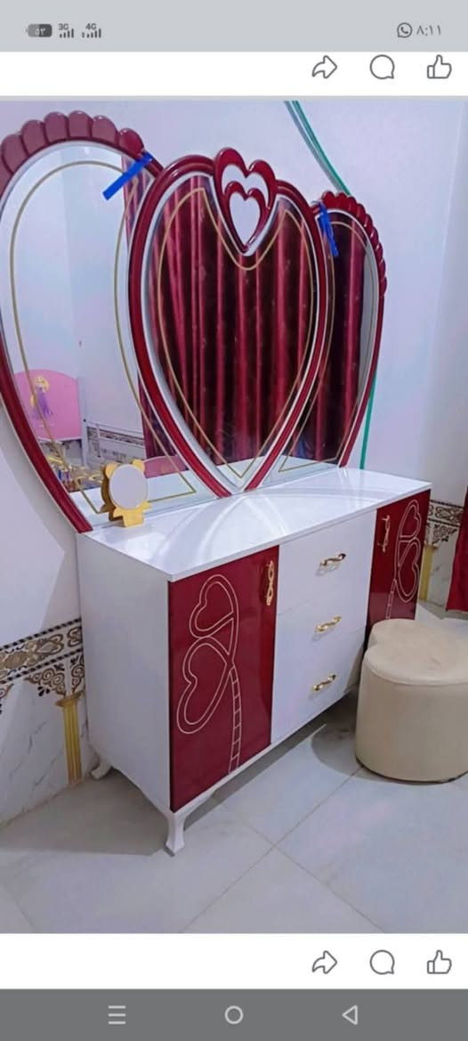 غرفة تركية ب٣٥٠ 
غرفة صاج ٢ملاين 
بوفية ١٣٠ مكان النصر


**إذا كنت صاحب هذا الإعلان وتريد حذفه لأي سبب، رجاءا أرسل رسالة إلى الدعم الفني**