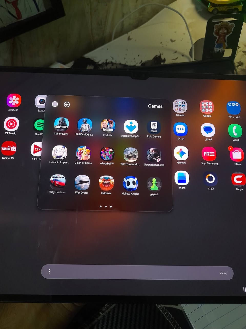 للبيع جهاز Tab Samsung S8 Ultra
السلام عليكم . جهاز تاب سامسونغ للبيع ذاكرة 256GB بحجم شاشة 14.6 انج ( اكبر شاشة لجهاز تاب ) مع القلم الاصلي للجهاز  S pen . معالج سناب دراغون 8 اليت قوي جدا للالعاب والمونتاج . بتردد 120 هرتز . وشاشة سوبر Oled تعطي الوان حقيقية بدقة 2k  . مفيد جدا للطلاب للدراسة والكتابة والرسم جدا سلسة وايضا قوي في الالعاب وصناعة المونتاج 
لمعلومات اكثر عن الجهاز شاهد مراجعات في اليويتوب
الجهاز نظيف جدا مابيه اي شخوط بطاريته 96% تدوم ٧_٨ ساعات باقصى اداء 
السعر 910 " سعر اقل من السوق بكثير لان المستخدم ينباع فوك المليون و١٠٠ الف "  توصيل فقط في الموصل. باقي المحافظات اذا عندك توصيل راسلني
يأتي مع القلم تبات "نبلات" اضافية اصلية


**إذا كنت صاحب هذا الإعلان وتريد حذفه لأي سبب، رجاءا أرسل رسالة إلى الدعم الفني**