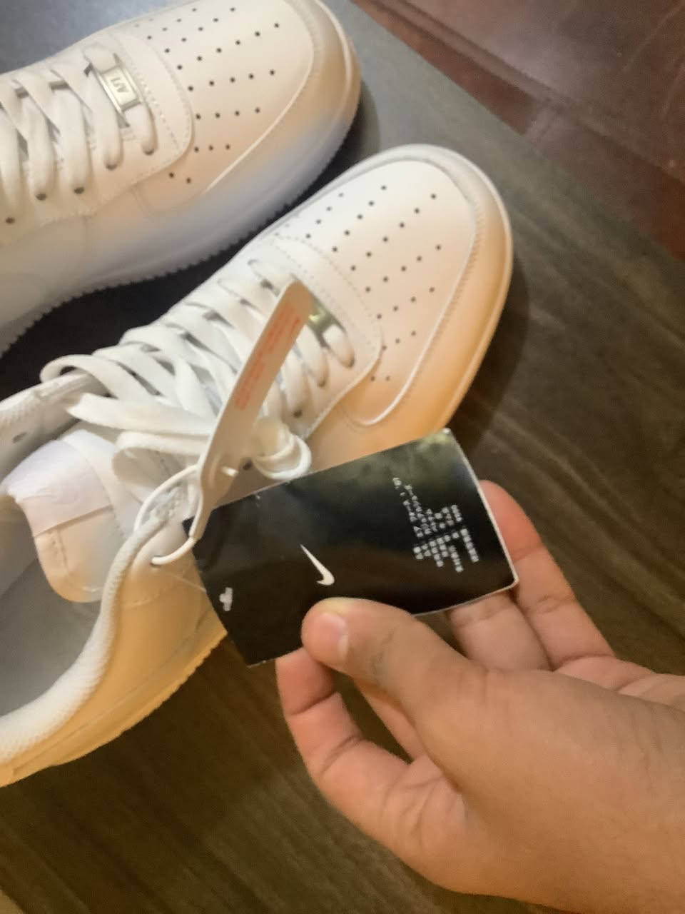 حذاء نايك Nike Air Force 1  اصلي قياس 45  سعر 50 وية توصيل  مكاني ديالى بعقوبة عندي توصيل إذا ما تقدر تراسلني اكتب في تعاليق واني أراسلك


**إذا كنت صاحب هذا الإعلان وتريد حذفه لأي سبب، رجاءا أرسل رسالة إلى الدعم الفني**