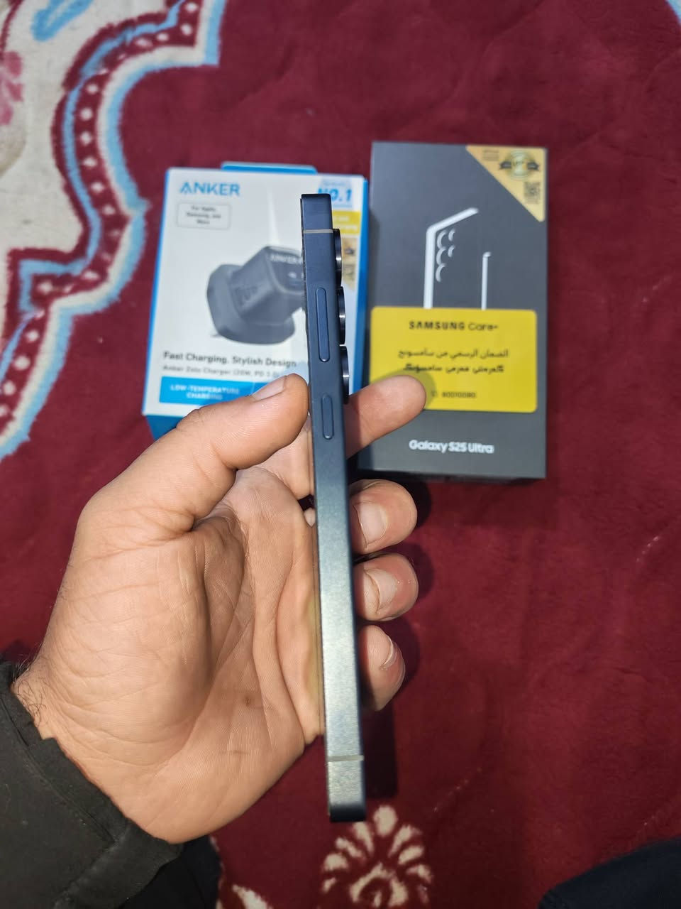 اس 25 الترا ضمان عين الفهد ذاكره 256 شرق اوسط دبل سيم كارت ملحقات كامله باكيت وكيبل اصلي وراس شاحنه اصلي عين الفهد
نضافه 100 واستخدام قليل ومكفولات شرط من كلشي ع فحص 
السعر  مليون و120 قفل  
عجبك سعر اتصل ***********
ما عجبك اعبر منشور 
سعر نهائي هذا 
بغداد الكفاح سوق الصدرية 
اتصل فقط ع خط او واتس ماعندي مراسله
