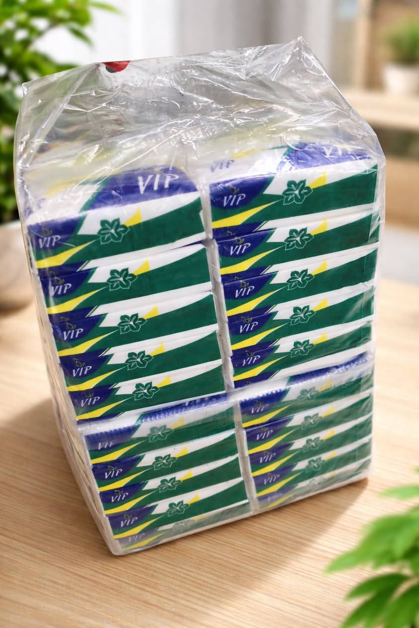 🔥 عروض خاصة ومحدودة 🔥

إذا تدور جودة ونظافة بسعر مناسب، جبنالك أفضل الخيارات 👇

🟢 مناديل VIP  
✔️ باك يحتوي 40 علبة  
💰 السعر: 12,000 دينار فقط  

🟠 مناديل Ozoon (تعليق)  
✔️ باك يحتوي 20 قطعة  
💰 السعر: 23,500 دينار  

✨ جودة عالية – نعومة – استخدام يومي  
📦 متوفر توصيل داخل المنطقة  

📞 للحجز والاستفسار: ***********  

لا تضيع الفرصة، الكمية محدودة 🚀  
راسلنا هسه واحجز
