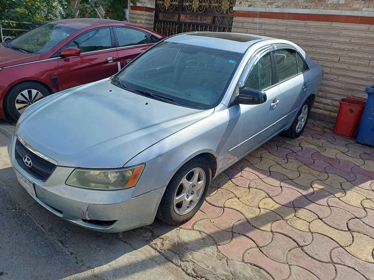 سوناتا ٢٠٠٧ مكينة ٦
وارد كندي حادث سرقة بنيد 
وبيها ضربة مبينة عندك بل صور ممصبوغة 
عارضها ب٨٥ وبيها مجال قليل 
***********
