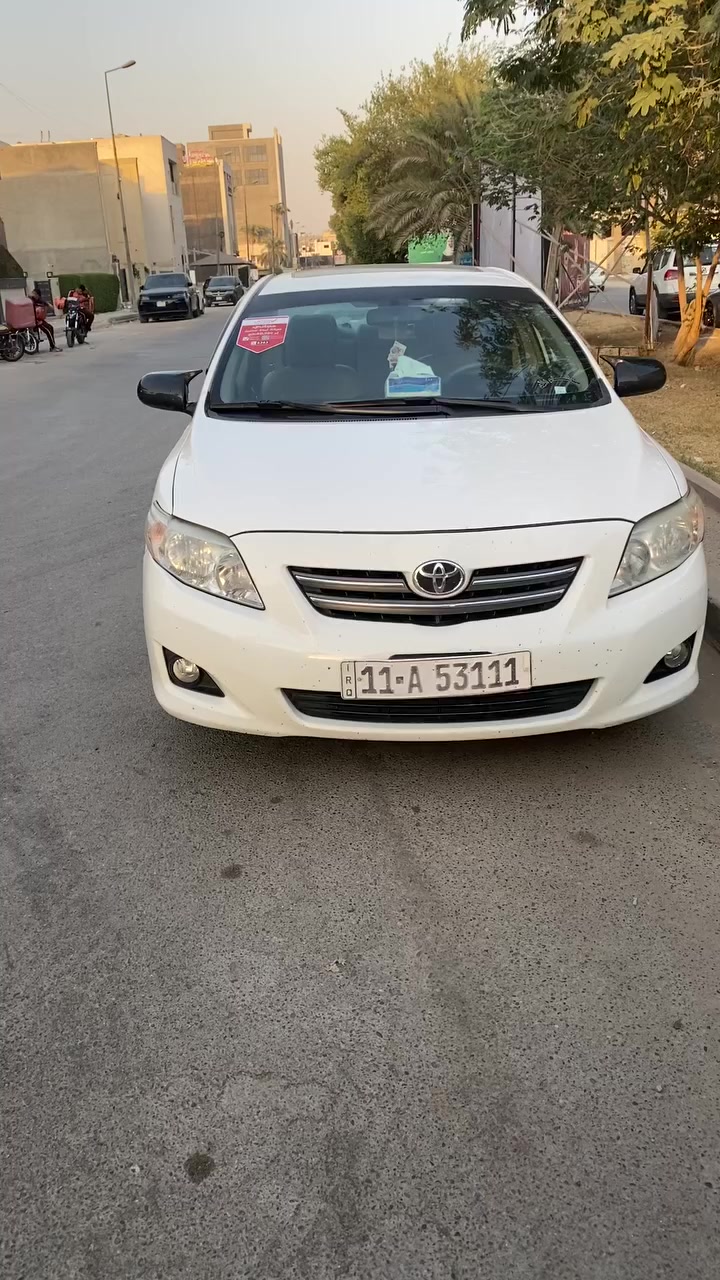 السلام عليكم كورله 2008خليجيsis رقم بغداد انكليزي مكفوله بيه بارد حك شبر بخشم الجاملق الايسر فول مواصفات امري شفط تحديد سرعة فتحه شاشه اندرويد محرك مكفول 
كير مكفول تبريد ثلج عداد المسافه 120الف 
مكان السياره التاجي المنشأة نصر 
رقمي الخاص ***********
