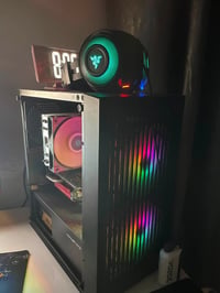 pc للبيع كامل مواصفات ryzen 5 3500  ram 16 3200 crucial ssd 128 bionee...