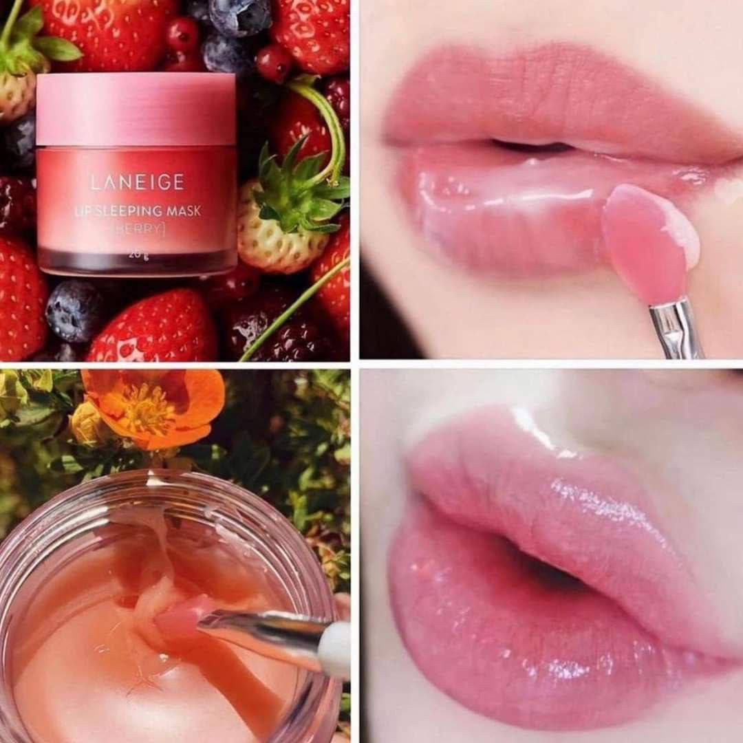 ماسك لانينج الاصلي 🍓🍇🍒
مرطب ومورد شفه مغذي يملئ الخطوط ويغذي الشفاه الجافة
 ليلي للشفه لاينج من 
مفضلات #نورس_ستار
👄LANEIGE Lip Sleeping Mask👄

🌸يورد الشفه 
🌸يمنع تكسر الشفه
🌸يزيل خطوط الشفه 
🌸يغذي ويرطب الشفة 
🌸يمنع ويعالج التشققات .
.
‎مورد ومرطب شفة مخصص لتغذيه الشفتين وترطيبها واعاده حيويتها وتوريدها  اضافه الى انو يمنع التشققات و تكسر الشفه و يخفف الخطوط الخفيفه
‎المرطب غني بفيتامين C و مضادات الاكسده الي تنطي تغذيه وعنايه وتعيد لون الشفه الجميل ‎بلاضافه الى ال بيري مكس كومبلكس الي حينطي تغذيه مضاعفه و طعم لذيذ بخلطه البلوبيري والرزبيري و الفراوله 🌹🍒
#الاصلي #الكوري


**إذا كنت صاحب هذا الإعلان وتريد حذفه لأي سبب، رجاءا أرسل رسالة إلى الدعم الفني**