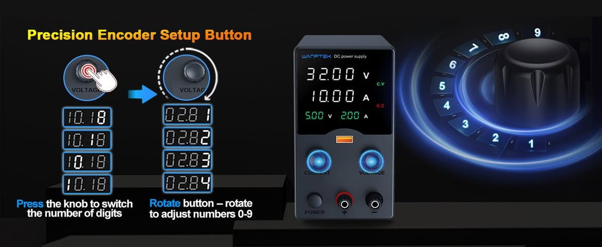 بور سبلاي مزود طاقة Wanptek DC متغير 30 فولت 10 أمبير، مزود طاقة قابل للتعديل للاستخدام المكتبي مع مقبض تشفير دقيق، شاشة LED رباعية الأرقام، منفذ شحن USB سريع، وشاشة عرض إخراج في الوقت الفعلي لمختبرات الإصلاح والاستخدام المنزلي.
تفضل بزيارة متجر وانبتك باور

ماركة وانبتك باور
لون أسود
مادة البلاستيك
وزن المنتج 1.48 كيلوغرام
نوع الموصل USB 2.0
حول هذا المنتج
【مقبض تشفير دقيق وسهولة الاستخدام】 تم تجهيز مصدر الطاقة المتغير هذا بمقابض تشفير دقيقة بدلاً من مقاييس الجهد التقليدية، مما يسمح بضبط القيم الرقمية مباشرةً لزيادة الكفاءة. ما عليك سوى الضغط على مقابض الجهد والتيار لاختيار الرقم المراد ضبطه، ثم تدويرها لضبط القيم من 0 إلى 9 بسرعة ودقة، مما يجعل التشغيل أكثر دقة وسهولة في الاستخدام.
【شحن سريع عبر منفذ USB مع عرض فوري لمستوى الطاقة الخارجة】 يدعم منفذ الشحن السريع المدمج عبر منفذ USB شحن الهواتف وأدوات الإصلاح وغيرها من الأجهزة بسهولة. يتميز هذا الجهاز بخاصية فريدة، وهي عرض تيار الخرج لمنفذ USB بوضوح على الشاشة، مما يتيح لك مراقبة حالة الشحن واستهلاك الطاقة بنظرة سريعة أثناء الصيانة والاختبار.
【شاشة LED عالية الوضوح بأربعة أرقام】 يتميز مصدر الطاقة DC القابل للتعديل بشاشة عرض عالية الوضوح بأربعة أرقام بدقة تصل إلى 0.01 فولت و0.001 أمبير. ضمن نطاق 0-32 فولت/0-10 أمبير، يمكنك بسهولة ضبط المعلمات التي تحتاجها. كما تُبقيك مؤشرات الإضاءة على الشاشة على اطلاع دائم بحالة مصدر الطاقة DC.
【حماية متعددة لضمان استخدام طويل الأمد】يحتوي مصدر الطاقة هذا للمختبر على أنظمة حماية متكاملة تشمل الحماية من الجهد الزائد (OVP) والحماية من التيار الزائد (OCP) والحماية من الحرارة الزائدة (OTP). تعمل هذه الحمايات على إطالة عمر الخدمة، ومنع تلف المعدات، وضمان التشغيل الآمن للاستخدام المهني اليومي.
【صغير الحجم وخفيف الوزن】 يبلغ حجم وحدة تزويد الطاقة المكتبية 5.7 × 7.4 × 3.1 بوصة فقط، ووزنها 2.53 رطل فقط، مما يوفر مساحة أكبر على طاولة العمل ويسهل حملها. مثالية للاستخدام في تطبيقات متنوعة مثل المختبرات، والمواقع التعليمية، واختبارات التصنيع في المصانع، وأعمال الصيانة والإصلاح، وشحن البطاريات، وعمليات الأنودة، والأعمال الإلكترونية المنزلية، وغيرها.
› 
وصف المنتج
مزود طاقة تيار مستمر متغير من وانبتك باور مع شاشة عرض خرج في الوقت الحقيقي
معلومات المنتج
الميزات والمواصفات
نوع الموصل المستخدم في الكابل USB 2.0
جهد الدخل 115 فولت
شدة التيار 10 أمبير
عامل الشكل ITX
أقصى طاقة 320 واط
تيار الخرج 10 أمبير
جهد الخرج 32 فولت
القدرة الكهربائية الناتجة 320 واط
القياسات
وزن المنتج 1.48 كيلوغرام
أبعاد المنتج 7.48 × 3.15 × 5.71 بوصة
تفاصيل المنتج

ماركة وانبتك باور
رقم الموديل 0-32 فولت / 0-10 أمبير (GA3010)
رمز المنتج العالمي (UPC) 786402438503
رقم قطعة المصنّع جورجيا
الشركة المصنعة وانبتك باور
الوسائط المدمجة مزود طاقة تيار مستمر، دليل المستخدم، خط الإخراج، كابل الطاقة
تصنيف الكتب الأكثر مبيعاً 
#27,434 في الصناعة والعلوم ( انظر أفضل 100 في الصناعة والعلوم )
رقم 16 في وحدات تزويد الطاقة للمختبرات
رقم 23 في لوازم علوم الحياة
ASIN B0D2TLJP3D
آراء العملاء 4.6 4.6 من 5 نجوم   (64)
4.6 م


**إذا كنت صاحب هذا الإعلان وتريد حذفه لأي سبب، رجاءا أرسل رسالة إلى الدعم الفني**