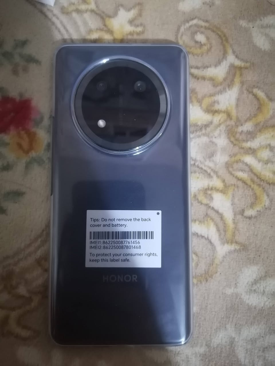 هونر x9c 5G مستخدم يومين فقط للبيع
الخاص مفتوح


**إذا كنت صاحب هذا الإعلان وتريد حذفه لأي سبب، رجاءا أرسل رسالة إلى الدعم الفني**