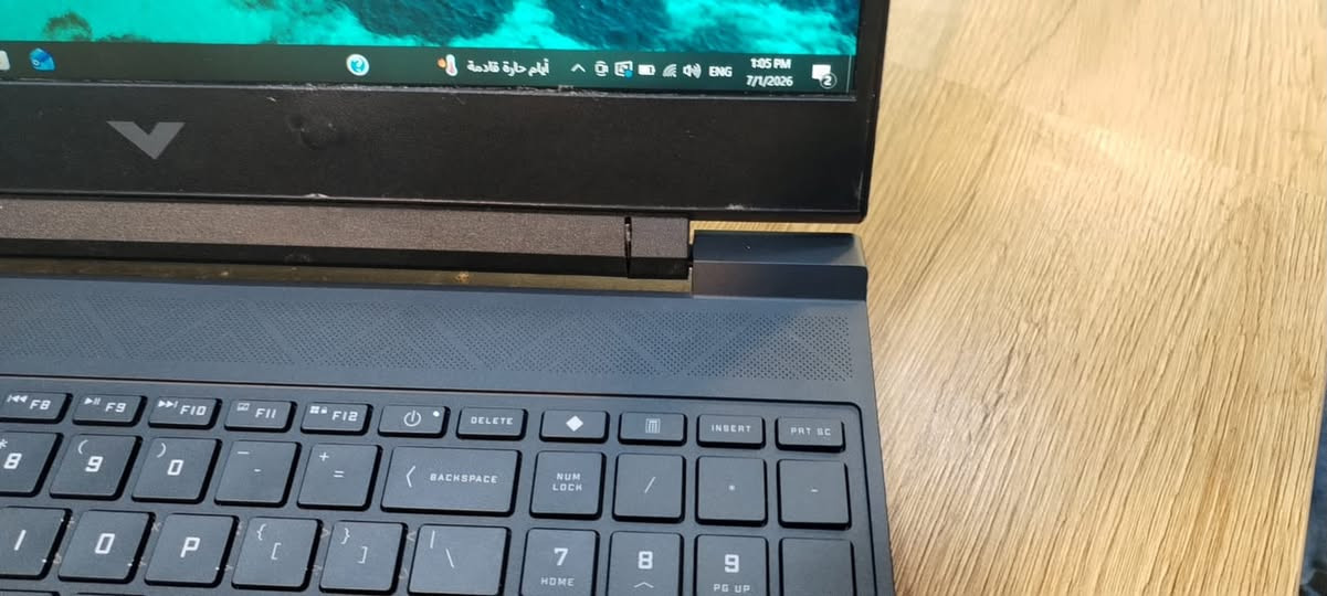 💻 للبيع HP Victus Gaming Laptop 🔥
إذا تبحث عن لابتوب قوي للألعاب، التصميم، والشغل الثقيل، فهذا الخيار ممتاز وبسعر منافس.

🔹 المواصفات:
• 🧠 المعالج: AMD Ryzen 5 5600H (6 أنوية / 12 خيط معالجة – حتى 4.2GHz)
• 🎮 كرت الشاشة: AMD Radeon RX 6500M 4GB GDDR6
• 🧩 الرام: 24GB DDR4
• 💾 التخزين: 500GB SSD NVMe

ومشحونه بس ٢٠٠ مره نضيفه كلش واي شخط مابيها

(فقط بيها ضرر بجانب القلاب ما ياثر على اي شي )

سعر 650 الف مكاني الموصل 

📩 للاستفسار *********** او راسلني على الخاص.
