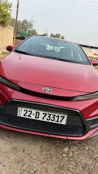 تويوتا كورولا SE موديل 2021 اللون ماروني ماشية 80 ألف كم رقم أربيل الض...