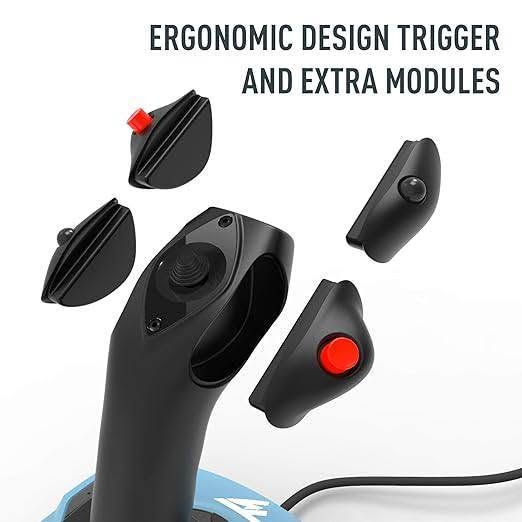 يالله.........توفر
✈️ Thrustmaster TCA Sidestick Airbus Edition

الحالة : جديد openbox 🟢

 السعر :115 الف شامل التوصيل 🚚

للحجز خاص📩 او واتساب ***********📞

التفاصيل/
حلّق بتجربة قيادة واقعية مستوحاة من طائرة Airbus A320 مع عصا التحكم المصممة خصيصًا لعشاق محاكاة الطيران.
 نسخة مطابقة تقريبًا لمقبض قيادة Airbus الحقيقي (1:1)✅
 تقنية H.E.A.R.T HallEffect المغناطيسية بدون احتكاك، تمنح دقة عالية وعمرًا افتراضيًا طويلًا. ✅
 يحتوي على 17 زرًا قابلاً للبرمجة لتخصيص أوامر الطيران بسهولة. ✅ 
ذراع Throttle مدمج مع ميزة Thrust Reverser لتجربة هبوط أكثر واقعية. ✅ 
يدعم التحكم بالدفة (Rudder) عن طريق لف العصا. ✅
 تصميم قابل للتعديل ليناسب الطيار أو المساعد أو الاستخدام الفردي.

🎮 متوافق مع أجهزة PC (Windows)، ويعمل مع أشهر ألعاب ومحاكيات الطيران مثل:
Microsoft Flight Simulator
X-Plane 11/12
DCS
Star Citizen
Elite Dangerous
War Thunder
إذا كنت تبحث عن تحكم دقيق وتجربة قيادة مدنية واقعية، فإن Thrustmaster TCA Sidestick Airbus Edition يعد من أفضل الخيارات في فئته.
