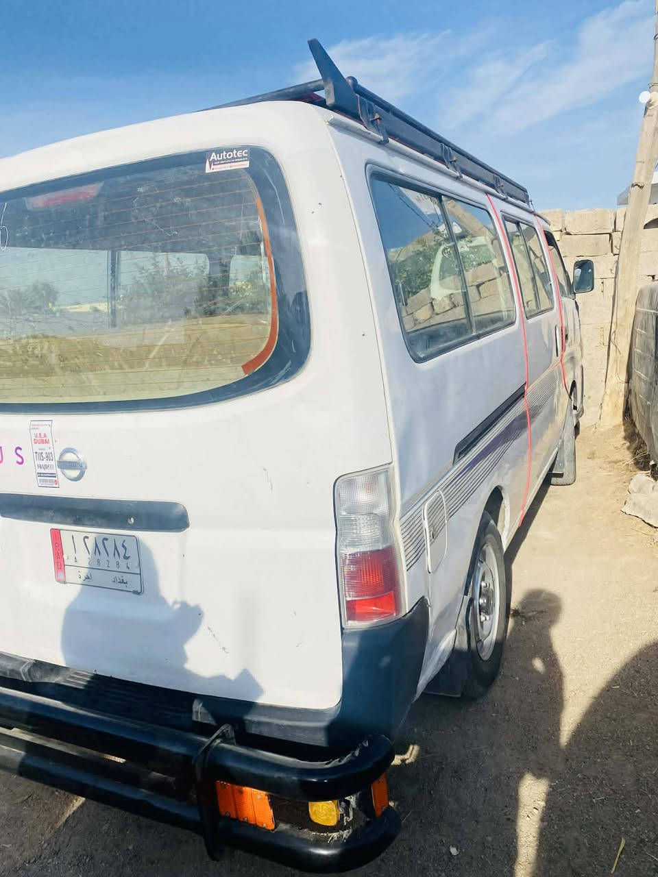 السلام عليكم
نيسان يورفان للبيع

موديل 2009
رقم  بغداد 
المكان واسط الصويرة 
السعر 105
رقم الهاتف 
 تفاصيل 
***********
