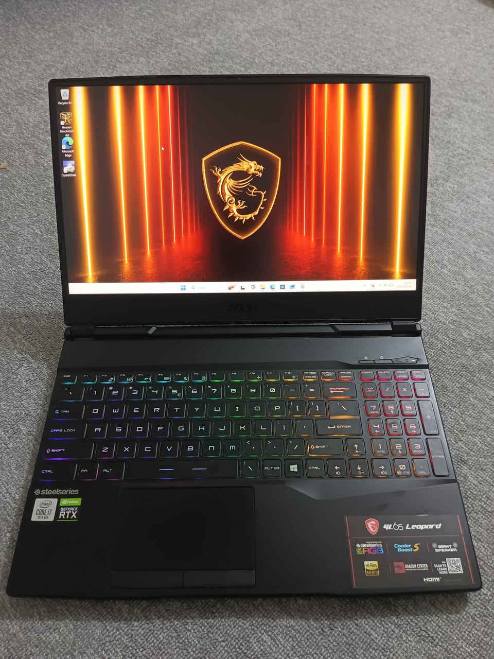 MSI GL 65
CPU: CORE I7 10750TH (6core😬)
GPU: RTX 2060 6G
RAM: 16 DDR4
SSD: 1.5TB SSD+ HHD😉
SCREEN: 15.6 144hz
🚕گەیاند بەردەستە بۆ هەموو کوردستان 
بۆ نرخ نامە بنێرن بۆ ئەم ژمارەیە 👇 

*********** حلبجة, السليمانية
