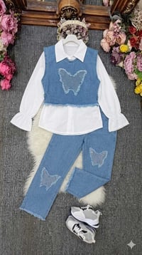 طقم بناتي • فراشة براقة • ديالى - جلولاء