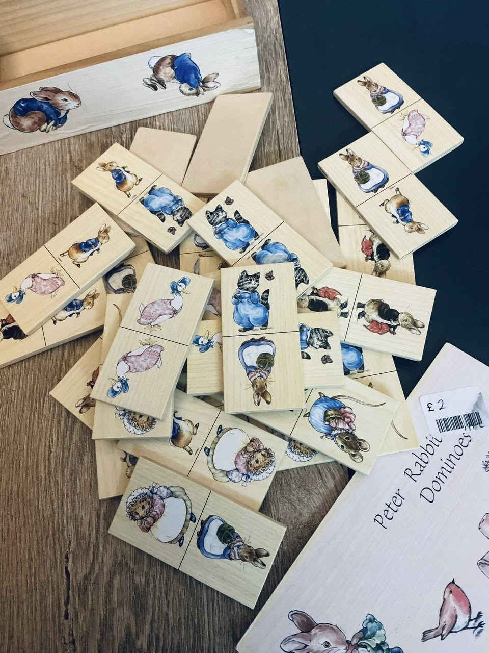 دومينو خشب للآطفال ، اصدار قديم (جديد غير مستخدم)
🍓السعر (3) الف دينار ..
💥ماركة شخصية الارنب بيتر 
💥العدد (28) قطعه ..

#دومنة #دومنه_اطفال #العاب_اوربيه #العاب_خشبيه #خشبيات #جيل_القديم #العاب #انتيكه #انتيكة_خشب


**إذا كنت صاحب هذا الإعلان وتريد حذفه لأي سبب، رجاءا أرسل رسالة إلى الدعم الفني**