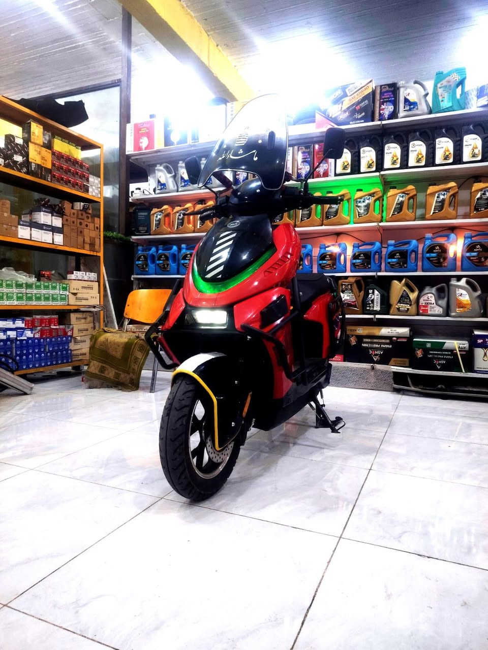 ((مكلف بالنشر )) السلام عليكم
دراجه شحن هاوجي 🛵 للبيع. موديل2025
شركة (سما الصواري للتجاره العامه) عدد البطاريات 6 و نظام (P) و نظام (R) هورن دبل اشاره لايت عالي ناصي لونين ابيض واصفر نشرات بلاديه شركه الموطور بعد جديد تاخذه عالفحص تفحص وتاخذ 
السعر: 850 فقط
الموقع:الأنبار الرمادي(التأميم) 
للأستفسار: ***********.
