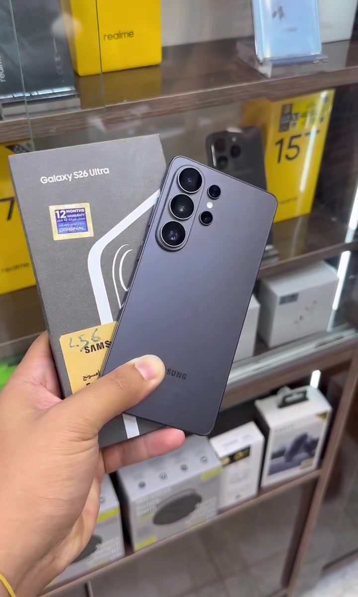 سامسونج S26 ألترا ضمان كسر شاشه استخدام اقل الأسبوع سعره مليون و 600 🔥
_______________________________
Your iPhone Store | متجرك للآيفون 📱
✨ أحدث أجهزة الآيفون (جديد ومستخدم نظيف)
✅ ضمان حقيقي وفحص دقيق
  {توصيل لكافة المحافظات]
ملاحظة / يوجد بيع على الاقصاد المريح لحاملي بطاقة ماستر كارد 
العنوان / الديوانية _ قضاء البدير
👇 للطلب والاستفسار تواصل معنا دايركت
واتساب - ***********
