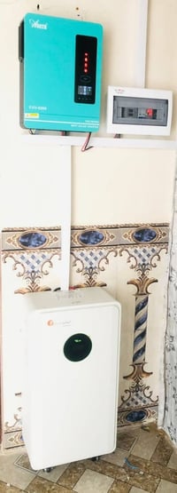 منظومة شمسية • بطاريات ليثيوم • قضاء الشرقاط
