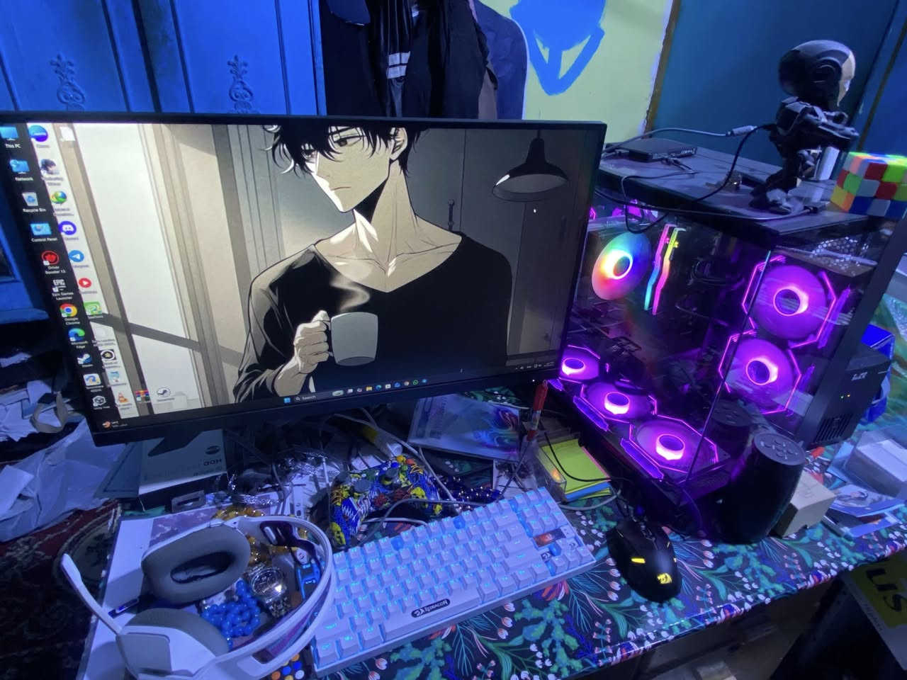 سلام عليكم
مكلف بالنشر سيت اب للبيع

مواصفات pc 

 معالج Ci5 14400f

رامات RAM 16GB T-FORCE RGB 3600 DDR5

مبرد هوائي FAN  AG 400

 مذر بورد B760 ASUS PRIME

كرت شاشة RX 7700XT SAPHAER NITRO 12GB

هارد SSD 1TB NVME LEXAR M.2

 كيس Case Alexander

شاشة AOC G27G4F

180hz

2k

 ips

+ ups off lineمن powermax 

3000va

ملحقات 

كيبورد Redragon k552w-RGB-1

+ماوس Redragon M601-RGB V2

 السعر 2 مليون (مليونين)

للتواصل 

0773 092 2775

0784 291 2911
