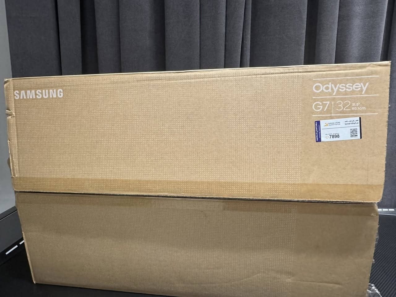 شاشة Samsung odyssey g7 4k 144hz للبيع 
مفتوحة من العلبة فقط غير مستخدمة 
سبب البيع احتياج المال
السعر 750 الف وبيها مجال تخفيض علما سعر الشراء الأصلي للشاشة كان 850 الف
مع وجود وصل الشراء ووصل الضمان 
للاتصال ***********
مكاني بغداد -البنوك
