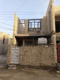 يوجد دار للبيع في الدوره زراعي العبيدي مساحته 100م واجهه 5 نزال 20 طاب...