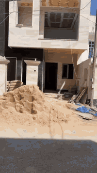 تم والحمدلله .. تغليف واجهه مرمر طريقه العمل لحيم وتتريس خبط لين نوع ا...