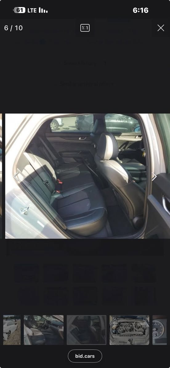 السلام عليكم عندي k5 موديل 2022 جي تي لاين بدون فتحه محرك 1600 تيربو ماشيه 24 الف حقيقي حادث خلفي بدون اليرباك البجم كبس السياره بيه حالوب بسيط صور الحادث والسونار مرفق بل صور رقم بغداد ابسمي مكان بغداد حي الجامعة *********** السعر 178 بيه مجال بسيط
