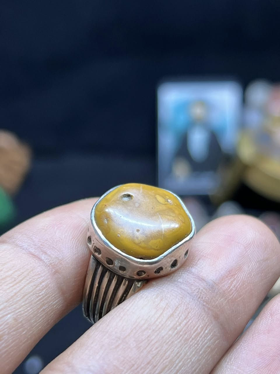 خاتم داودي  ملاكط
صياغة يدوية

الشراي***********

المكان بغداد حي اور
