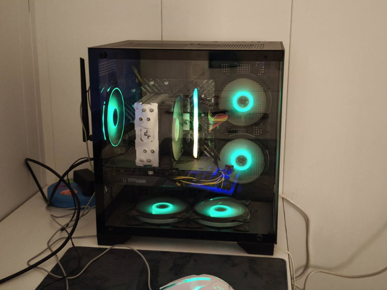 تجميعة قوية للبيع
Ci5 13400F

AG400

H610 ASUS PRIME

RTX 3060 ZOTAC 12GB

RAM 16G PNY RGB 3600

SSD 1TB NVME DAHUA M.2

WARRIOR AK 700
سعر الكيس مليون دينار 

الشاشة  حجم 22 FHD 
السعر 100 الف
مكاني الديوانية
متوفر توصيل لجميع المحافظات


**إذا كنت صاحب هذا الإعلان وتريد حذفه لأي سبب، رجاءا أرسل رسالة إلى الدعم الفني**