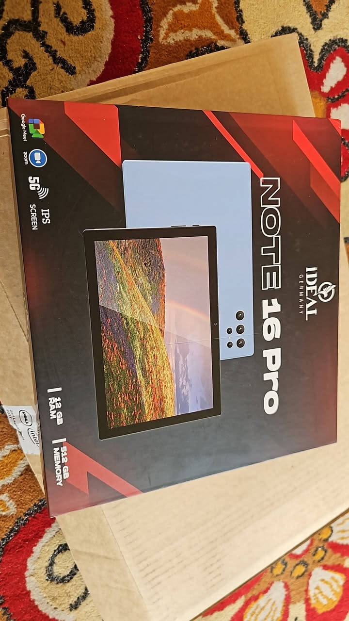 تابلت من شركة ideal بمواصفات قوية ذاكرة داخلية 256 كيكة وعشوائية 12 كيكة ويدعم تقنية ال5g حجم شاشة 10.1 وتجي ويا هواي هدايا كيبورد + ساعة + كفر حافضة + شاحنة + نضارة 3d وبعد اشياء ثانية اضافية كل هذ بسعر ١٥٠ الف ومتوفر توصيل جميع المحافظات ٥ الاف
واتساب ***********
