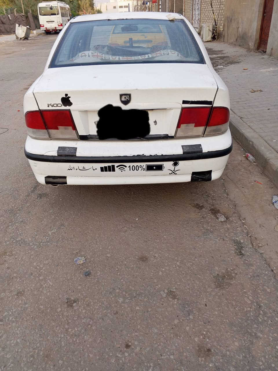 سلام عليكم للبيع سمند مديل 10مكينه وكير جدد السياره نضيفه الدشبول الجوزي بيها ضربه بل عتبه مال الباب العبري رقمها قادسيه  السعر 28وبيها مجال مكاني نجف لتواصل رقم  ***********
