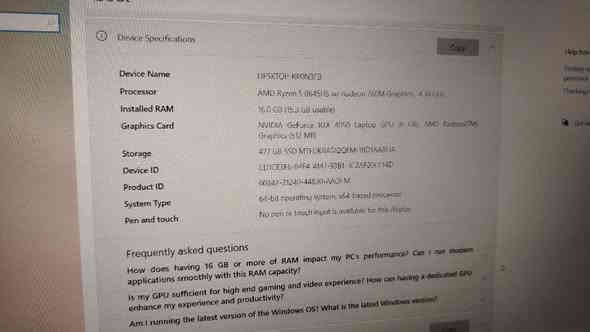 Victus Gaming Laptop 15-fb2082wm (A14MNUA)
لابتوب الالعاب GAMING HP VICTUS

Ryzen 5 8645 HS المعالج 

RTX 4050 6GB الكارت 

RAM 16 DDR5 5600 MHZ الرام 

حجم الشاشه 15.6 144hz ips

M.2 512 الهارد 

Mouse GALAX GAMING RGB ماوس

Keyboard Led كيبورد مضيء

مع ماوس كيمنك  +  ماوس باد

شاحنته الاصلية 200W HP

تفعيل الويندوز أصلي

يحتوي على لعبه GOD OF WAR RAGNAROK
 
ببجي موبايل (محاكي 120 FPS )

برامج البرمجه مفعله Coding 

كامل تعاريف ونظام وبرامج وملفات خاصه بلألعاب
Direct x 12

ما بيه اي خلل او زلغ غير التاش باد مالته واكفه
الابتوب مستعمل 4 أشهر فقط
تواصل *********** البصرة
