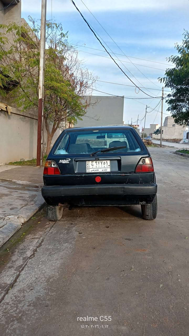 كولف موديل 1991 للبيع رقم الماني سنويا عضم كوبون ماستر طخم جديد طخم تاير جديد كير ومكينه شرط وايرمنية كلها شغالا سعر 28 وبيها مجال ***********
