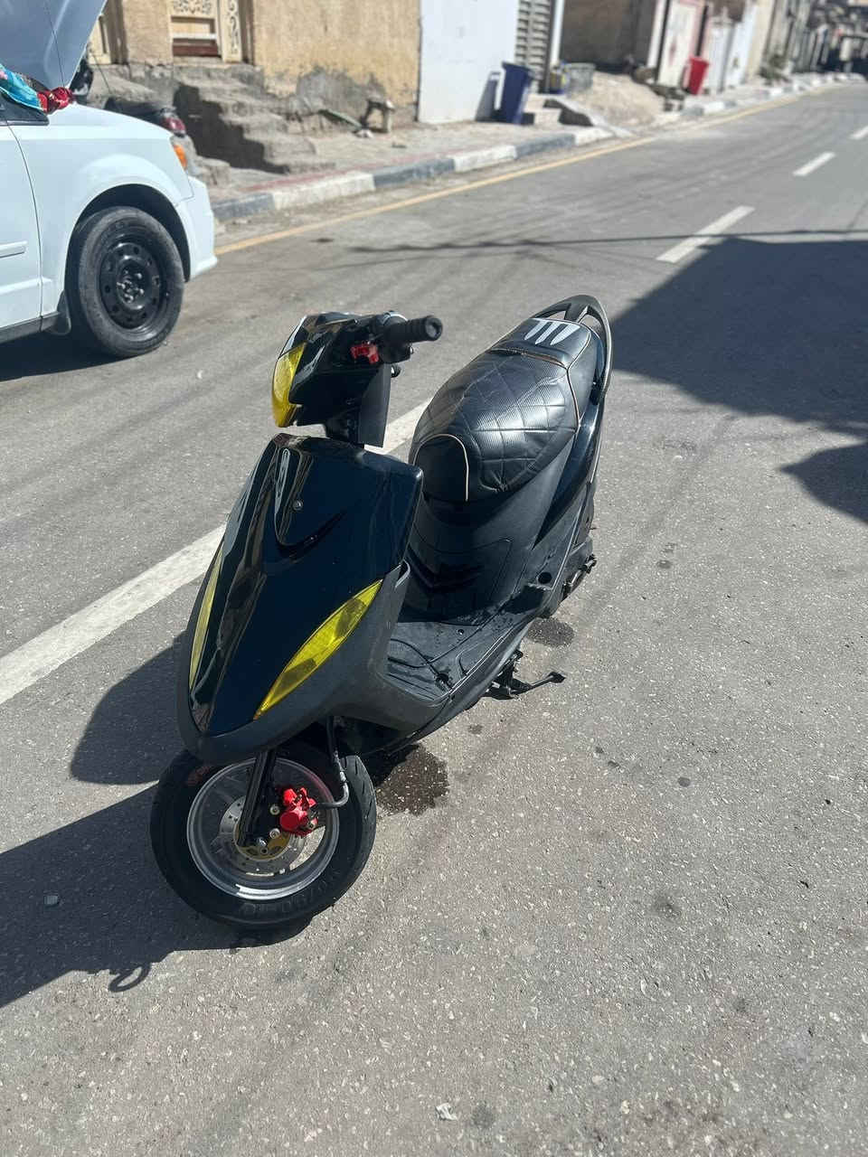 للبيع سعر 475
دراجه حلوه مال جناي بوشه 55 لاتبخير لانضوح 

ناعمه شلعه ومعدل كلشي شغال بيه مكاني كربلاء القادسيه يم بانزين خانه رقمي ***********
