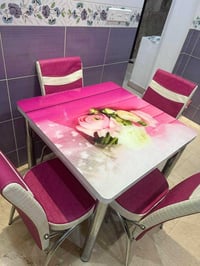 ميز طعام • ٤ كراسي • حي الغدير النجف