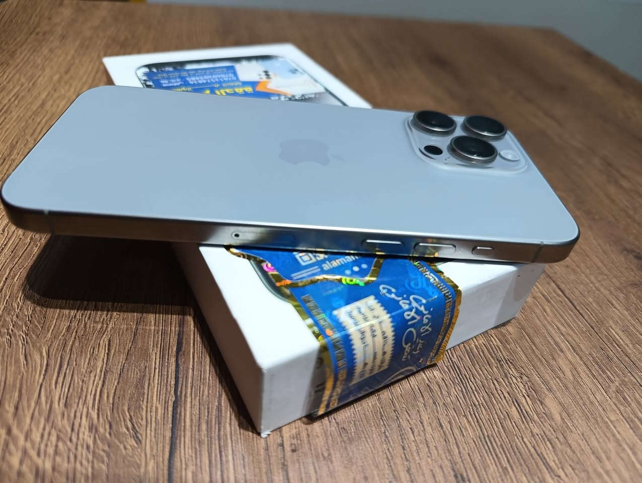 🟨متوفر 👇

🟡 ايفون 15 برو ماكس
عربي شرق اوسط 
🟡 ذاكرة/256
🟡 بطارية/86
🟡 ملحقات الأصلية كاملة 
🟡 نضافة 100% زلغ مابي 
🟡 نموذج Ⓜ️ 
🟡 للبيع ولمراوس 
🟡 السعر مليون الف فقط 🔥
🟨 مستعدين لشراء جميع اجهزتكم أو مراوس بأي جهاز يعجبكم.

يتوفر خدمة توصيل 🚚داخل كربلاء 
او 🎗️
زيارة عنواننا الكائن 👇
العنوان// كربلاء// حي الغدير سوق حي الغدير //قرب مطعم أبو احمد //مجمع الجزيره الطبي//مركز الدقة للموبايل 
مصطفى ***********
مقتدى ***********
