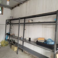 رف حديد وخشب • جديد ١٠ أيام • سريديب ابو عين