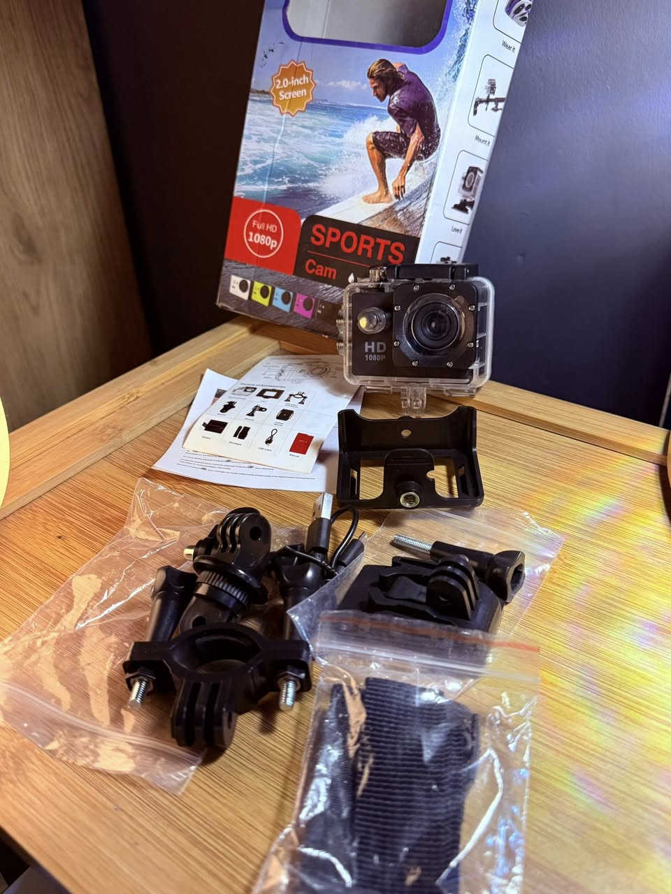 سلام عليكم 🫡
حبايبنا توفر من جديد ✨ كاميرا أكشن HD 1080P

لأصحاب ، الدراجات، 🔥

✅ HD 1080P

✅ مقاومة للماء 🌊

✅ تجي ويا ملحقات كاملة للتثبيت

✅ مناسبة للدراجات، والرياضة

حجم صغير 🔹 أداء قوي 🔹 بسعر  20,000 دينار و توصيلك مجاني 🤍🌺

وتدللون حبايب🤍🌺

🚚يوجد خدمة توصيل لجميع المحافظات


**إذا كنت صاحب هذا الإعلان وتريد حذفه لأي سبب، رجاءا أرسل رسالة إلى الدعم الفني**