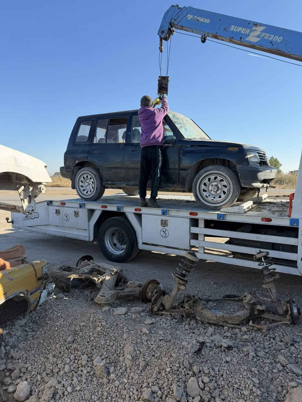 تم تفصيخ هاي السياره مكينه وكير خير من الله العنوان بابل طريق المحاويل ***********
