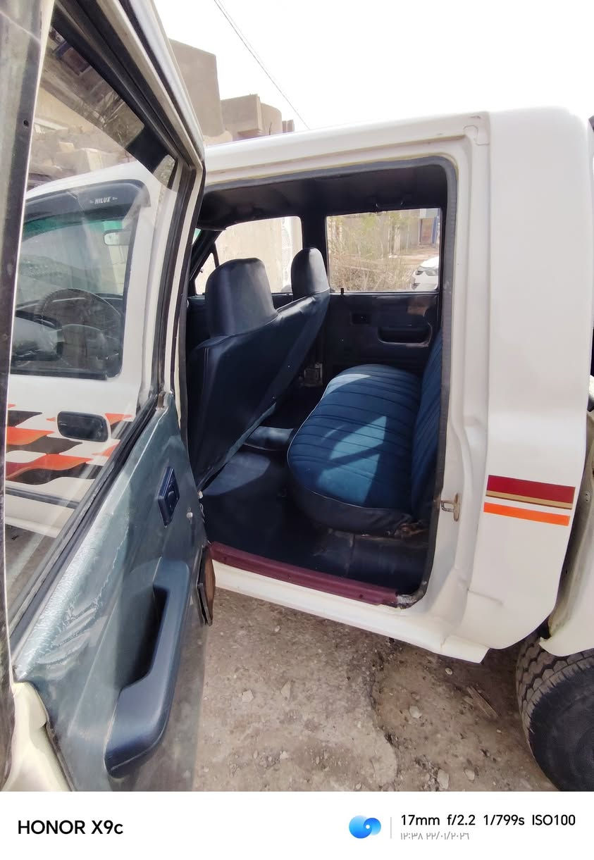 السلام عليكم للبيع تيوتا موديل 1991رقم واسط هزه جديده محرك ثري واي ٥كير بور ستيرن دوشمه جديده تاير جديد مصبوغه عام إثر جراد مكفوله من الحادث والگلبه محرك شاصي مكفوله قماره مكفوله السعر 55ورقه وبيه مجال العنوان واسط الكوت مركز المدينه للاستفسار *********** سياره معمره
