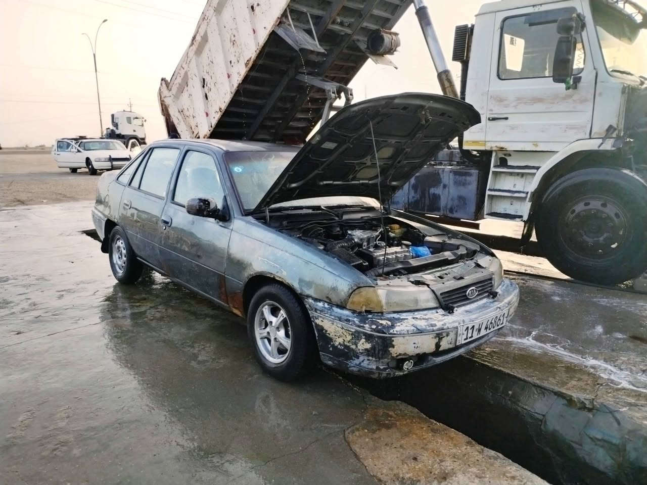 دايو سلو 94 كير ومحرك 1600مفتوح اوتماتيك
كير محرك حداديه كهربائياتها شغاله 
سياره بلاديه لاصبغ ولامعجون
 تحتاج صبغ دعاميات فقط 
سياره جاهزه شغل وأطلع وين مايعجبك
السعر 24$ وبيها مجال 
مكاني ناصريه
الاستفسار
***********
