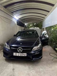 مرسيدس E350 لون حبري ٦ سلندر 3500cc تو ويل اكسل  موديل 2016 سياره جديد...