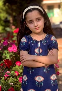 دشداشة بنوتات • كشمير • فري سايز ٧-١٠