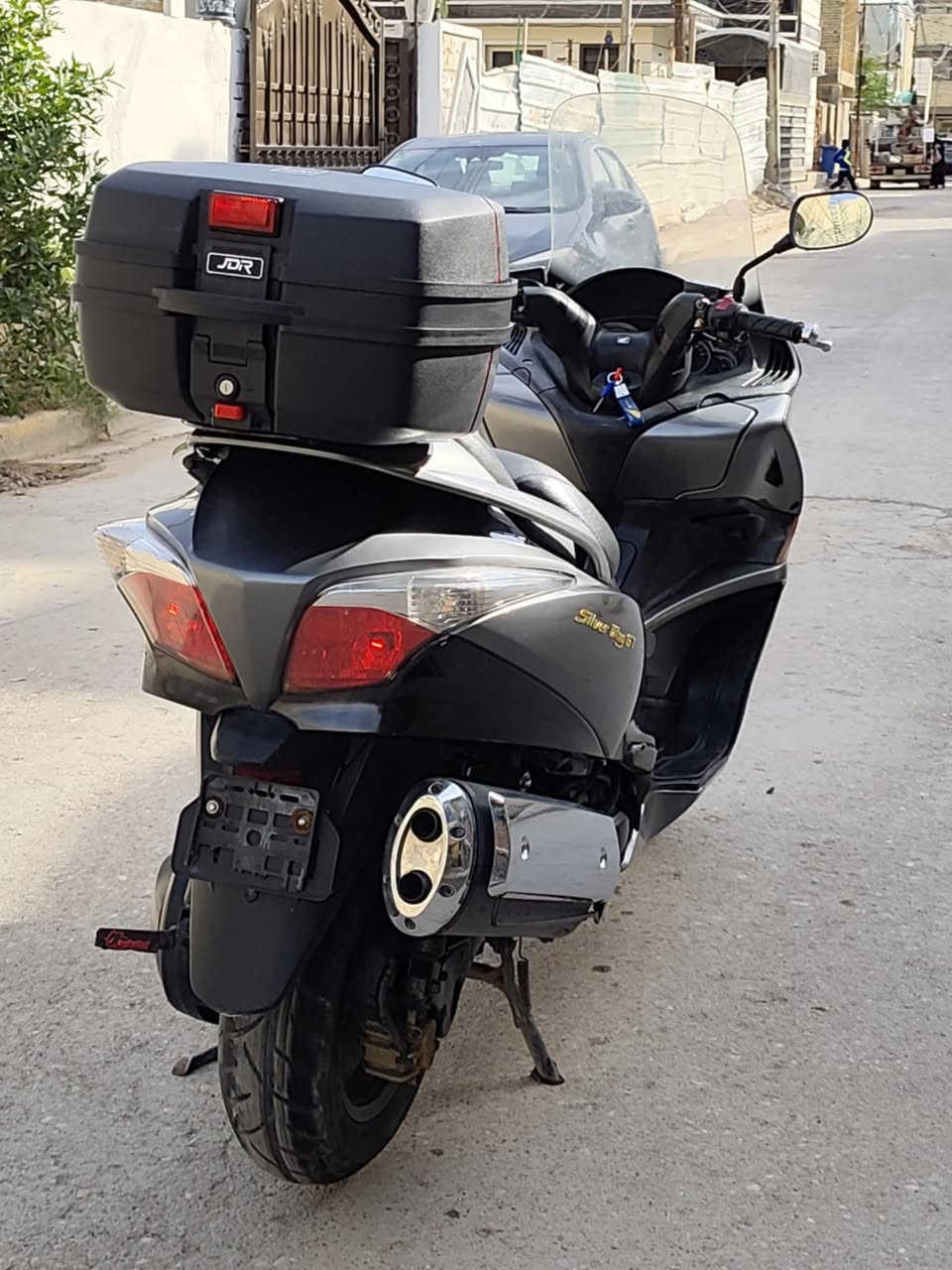 سلام عليكم للبيع سلفر ونج جيتي مكينه 600 اوفر سكيورتي اي بي اس سويجين دراجه كفاله عامه برغي مامفتوح شرط الفحص كله شغال اي نقص ماكو ابد نعومه فول شلعه معدل شرط كفر نضيف بلادي سعر 20 بيها مجال بغداد ***********
