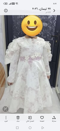 فستان بناتي • ١٢ سنة • مقاس مرن