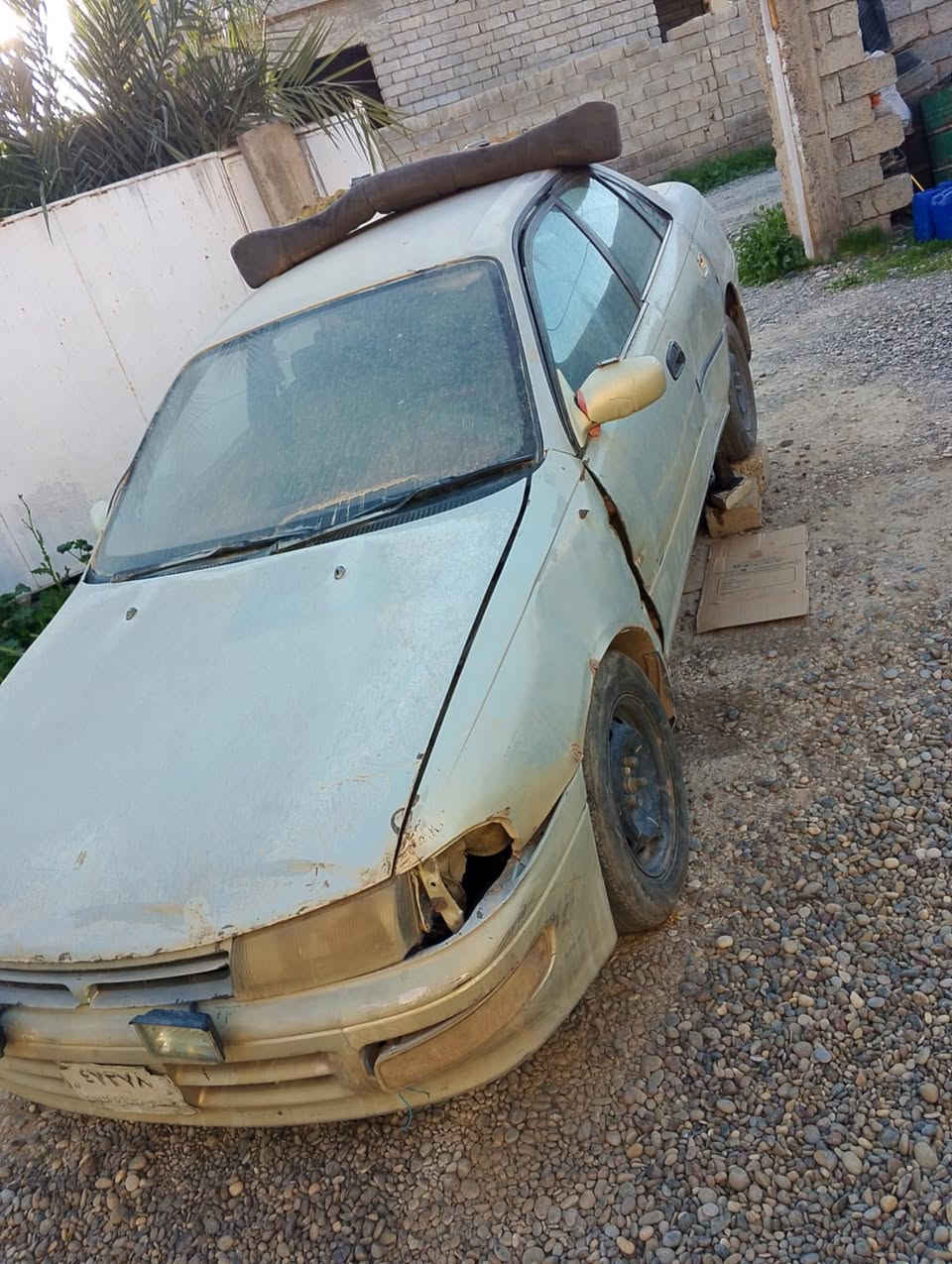 مكلف بلنشر للبيع تيوتا كارينا مسجل فحص صلاح الدين السيارة شقاله عايزها خزان بانزين فقط السعر 12 
وبيها مجال 
***********
