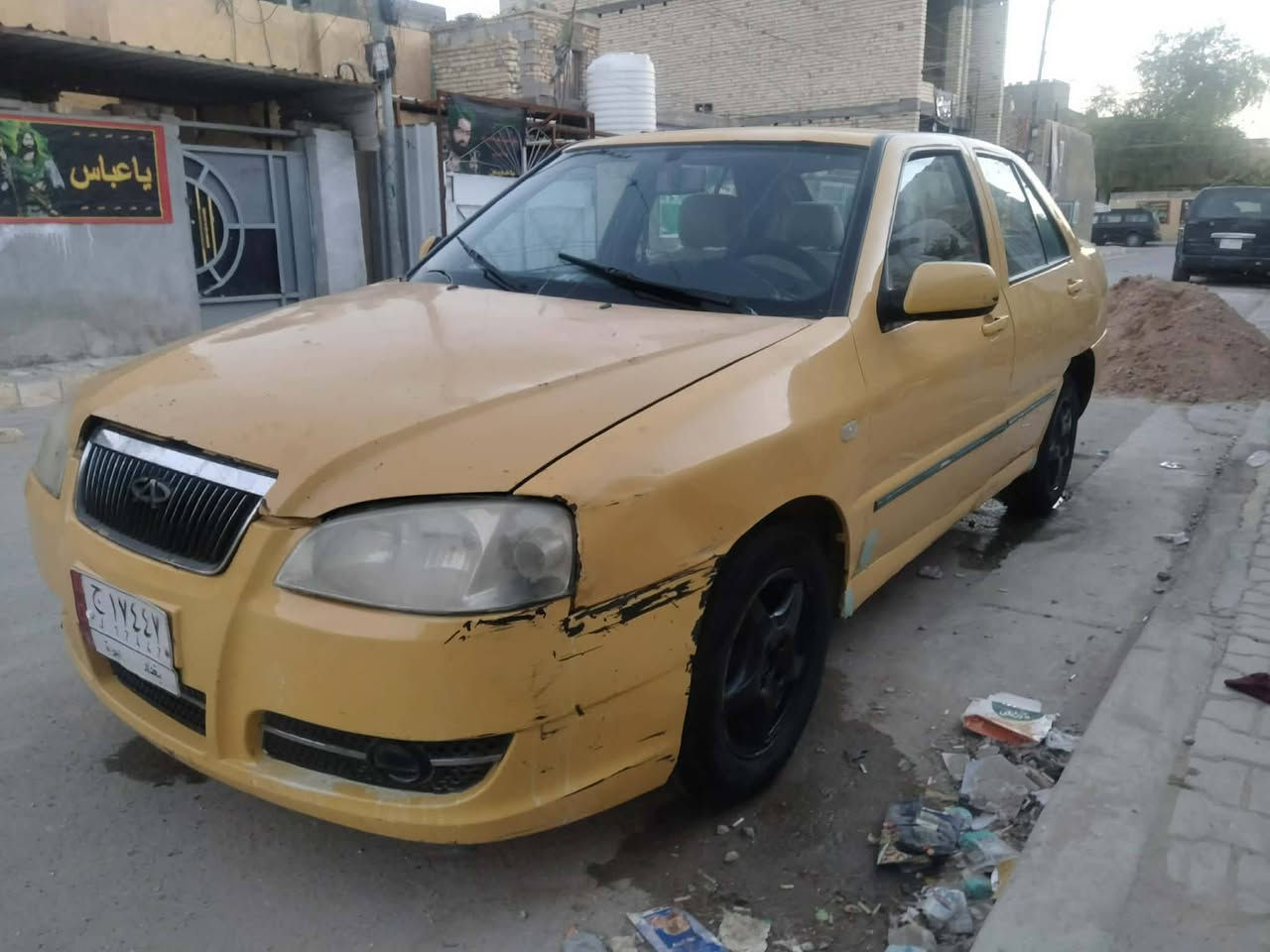 يالله  سلام عليكم شيري موديل 2009 سياره جاهزه وخير من الله مكينه جديده شادهه كير بس قلايج صدر جديد تخم تاير جديد كهربائيات شغاله سنويه عضم بل 2025 صاقطه غرامه مصفره هيئه مامسجله سياره مكفوله بس البنديد مبدل صدر شاده جديد صاحبهة ضاع رقمه بس مستمسكاته عندي مكان سياره بغداد الحسينيه مال راشديه رقم ***********لسعر 13 ورقه وبيهة مجال بسيط
