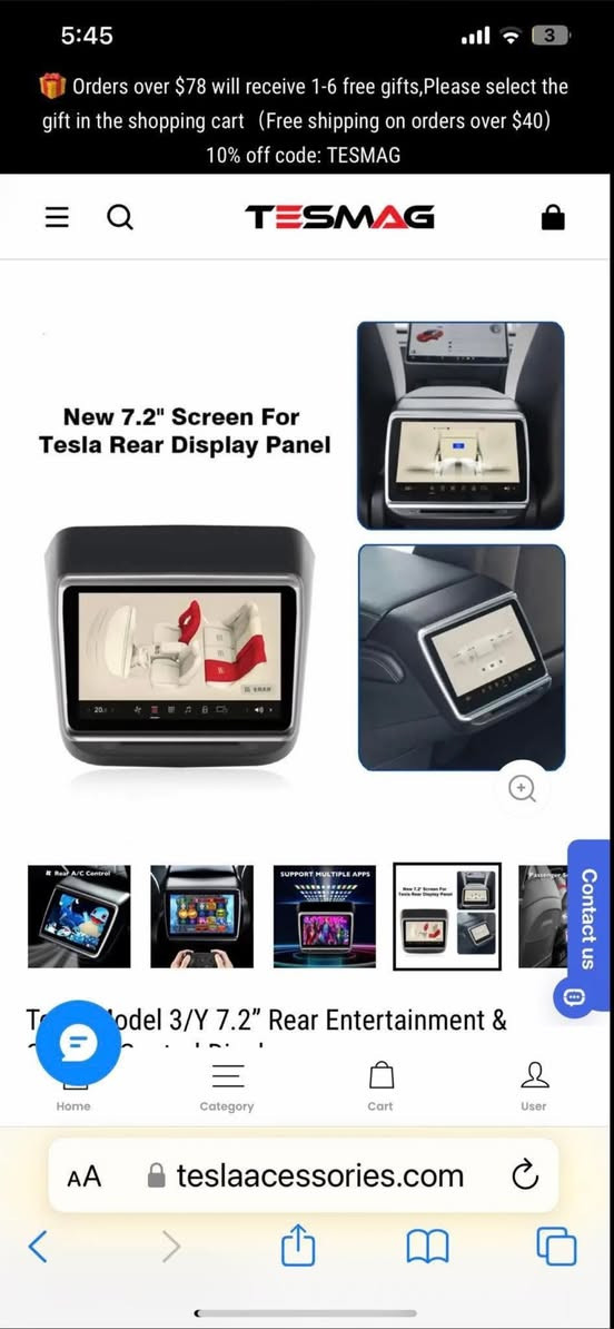 بعد شهرين وصلت. فقط واحد باقي مال موديل 3–Y يرهم اثنينهم شاشه خلفيه  جديد لوك كل تطبيقات سياره بيها و جديدة

 مكاني سليمانيه


**إذا كنت صاحب هذا الإعلان وتريد حذفه لأي سبب، رجاءا أرسل رسالة إلى الدعم الفني**